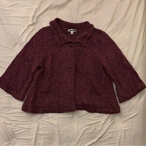 Women's Purple Cardigan